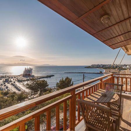 Caldera Close To The Port, Airport & Athens Rafina  Bagian luar foto
