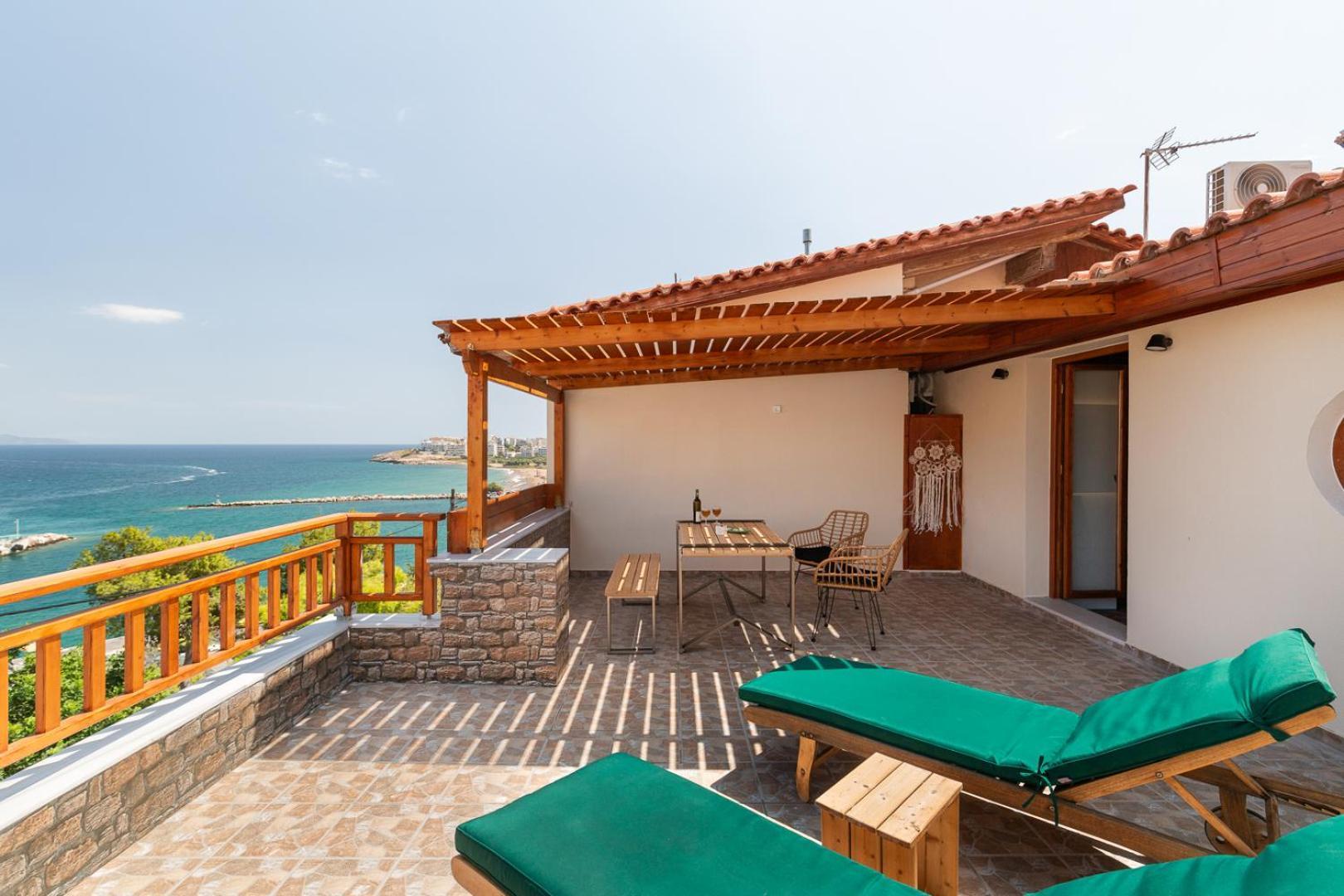 Caldera Close To The Port, Airport & Athens Rafina  Bagian luar foto